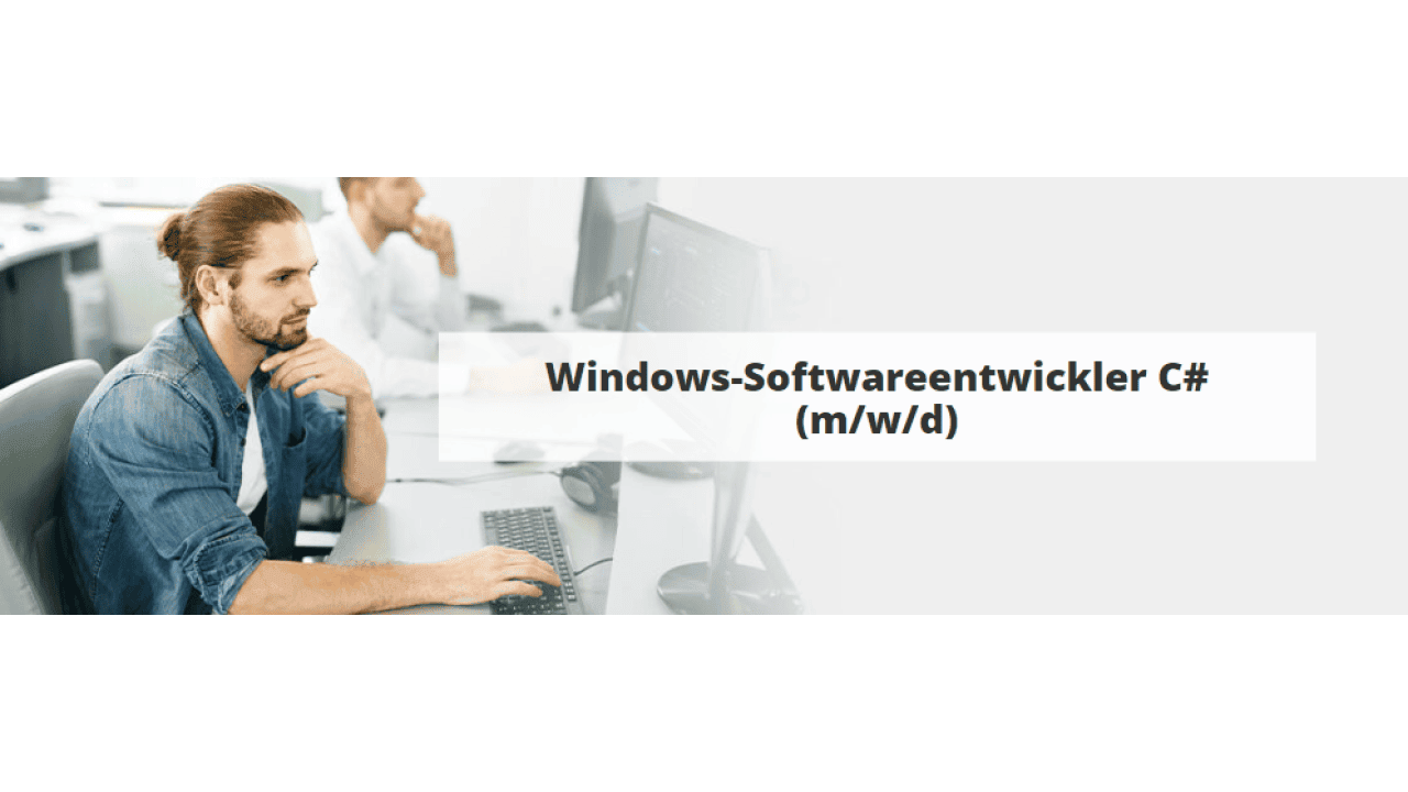 Windows Software Developer C# (m/f/d)