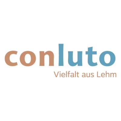 Logo conluto Vielfalt aus Lehm